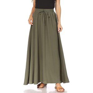 Flowy High-Waisted Maxi Skirt